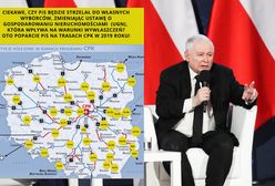 Ta mapa ma wstrząsnąć wierchuszką PiS. Czy dla CPK będą odbierać domy własnym wyborcom?