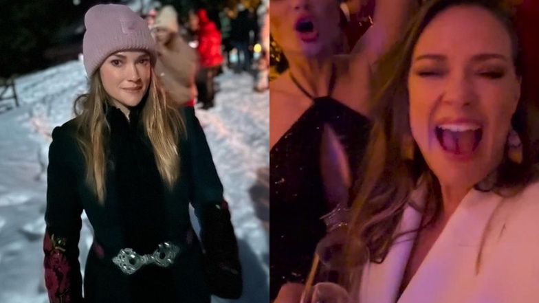 Alicja Bachleda-Curuś powitała nowy rok w polskich górach