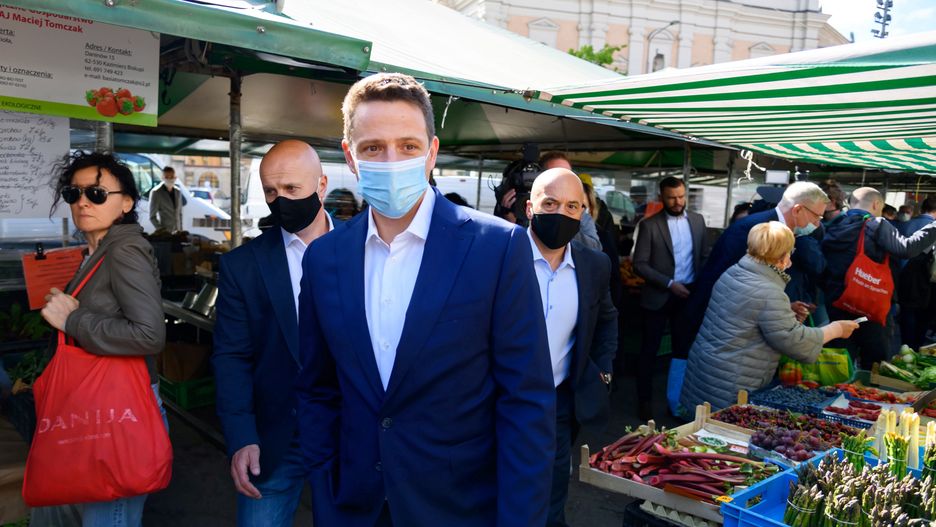 Wybory 2020. Kandydat PO na prezydenta Rafał Trzaskowski 