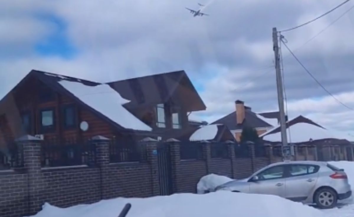 Katastrofa samolotu w pobliżu Iwanowa / Zrzut ekranu