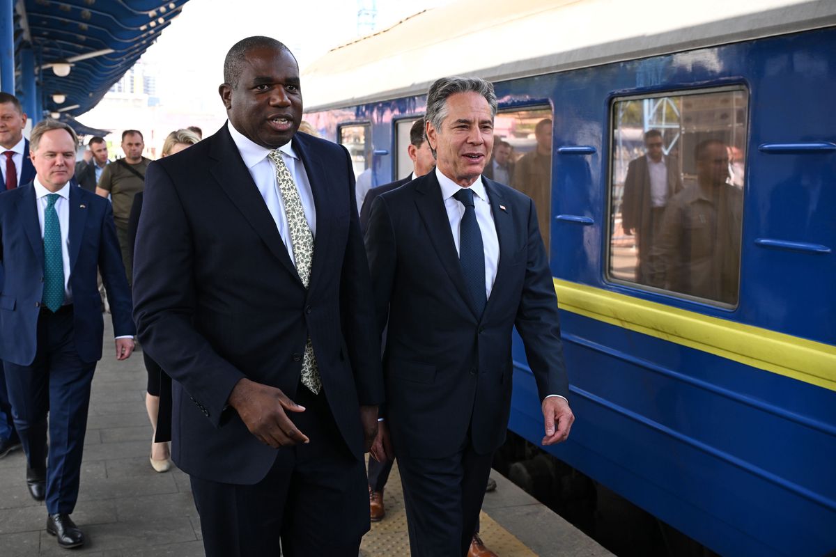 David Lammy i Antony Blinken przybyli do Kijowa