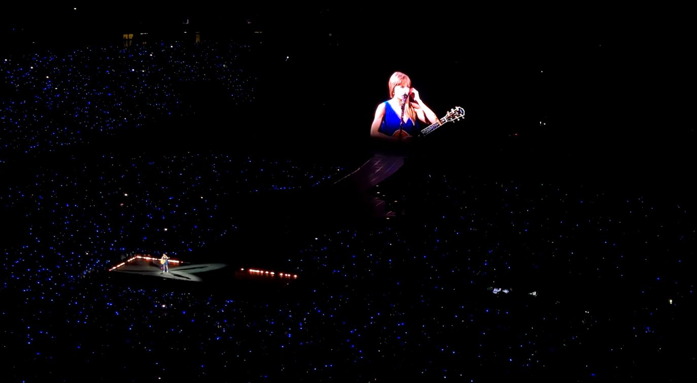 Taylor Swift podczas koncertu w Warszawie