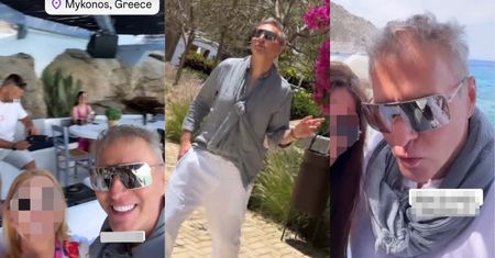 Krzysztof Gojdź ogłasza prosto z Mykonos: "WCIĄŻ KOCHAM ŻYCIE". Tak wypoczywa z dala od "stalkera" i "Polaków cebulaków" (ZDJĘCIA)