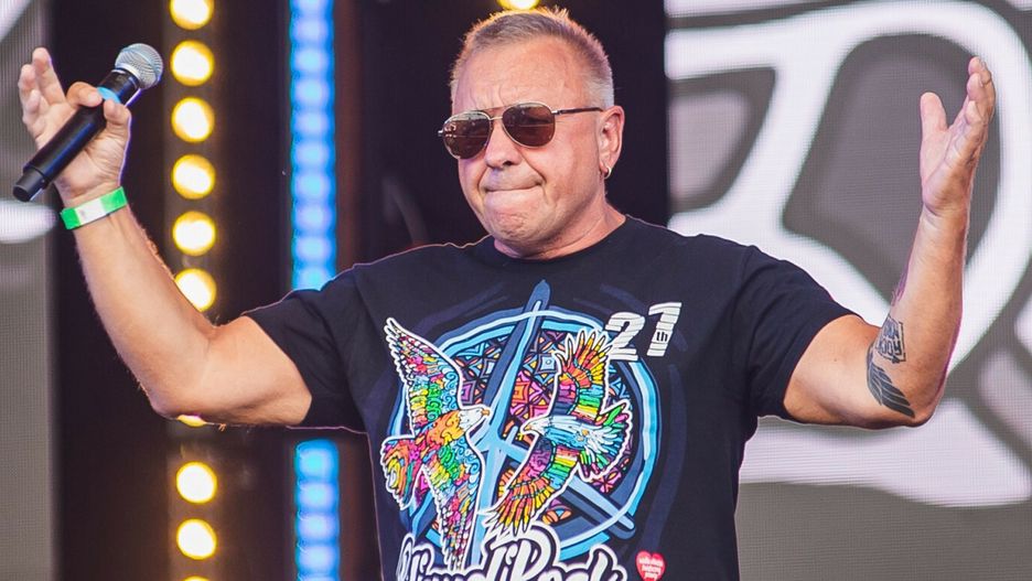 Pol'and'Rock Festival 202129.07.2021 Ploty Lotnisko Makowice Pol'and'Rock Festival   Fot. Karol Makurat/REPORTER
n/z: Jurek OwsiakKarol Makurat/REPORTER