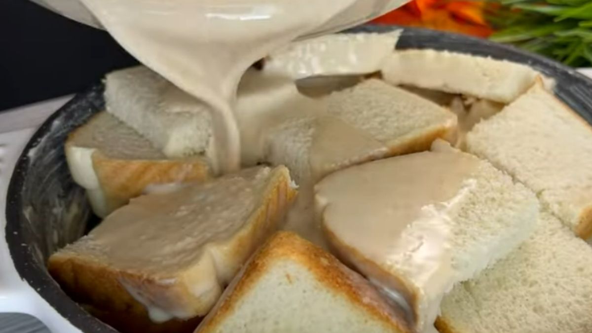 Zalej tym chleb i poczekaj