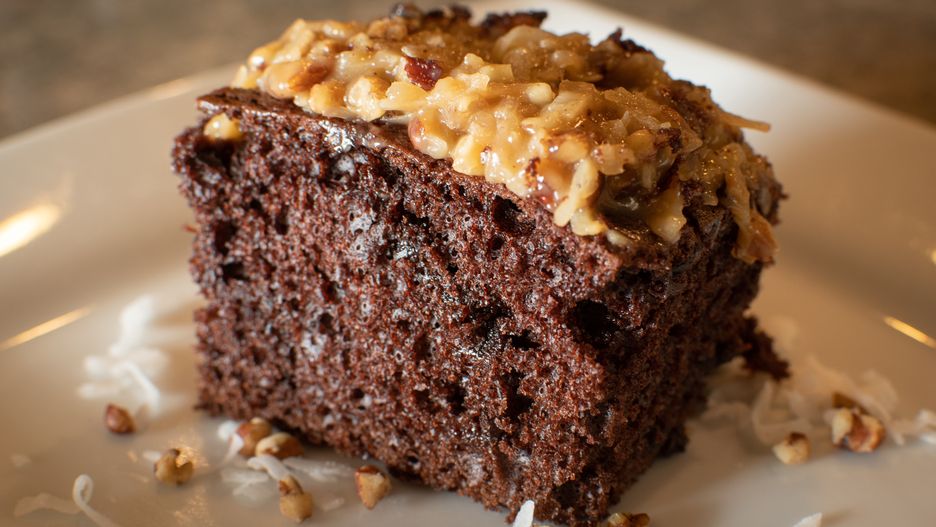 JEFF TORRES
cake, food, dessert, sweet, chocolate, slice, baked, snack, bakery, homemade, fresh, delicious, german chocolate