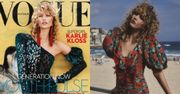 Karlie Kloss z kręconymi włosami na okładce "Vogue'a"
