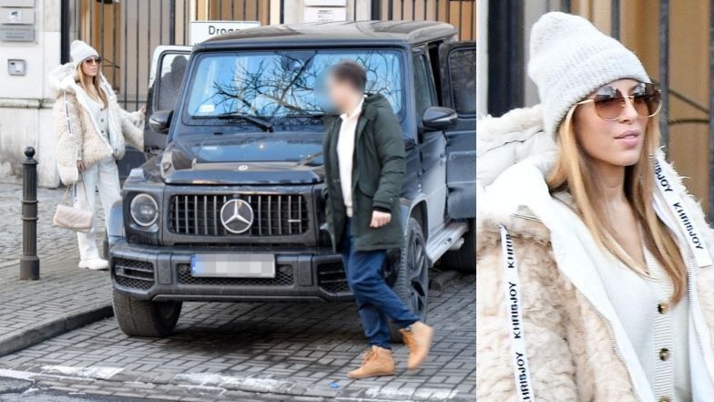 Ewa Chodakowska wsiada do auta za ponad milion uzbrojona w torebkę Chanel