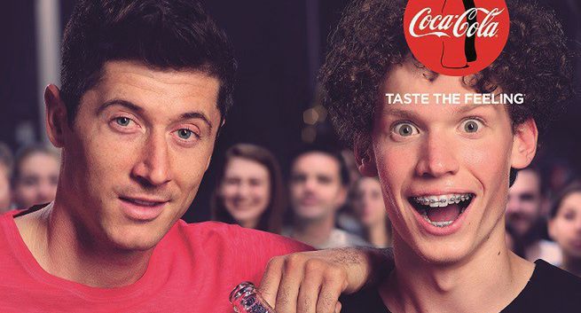 Robert Lewandowski twarzą kampanii Coca-Cola Zero Cukru