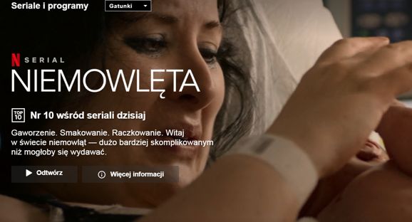 Netflix udostępnia widzom rankingi najpopularniejszych produkcji