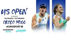 Eurosport 2 i Player.pl pokażą poniedziałkowy mecz Igi Świątek o ćwierćfinał US Open