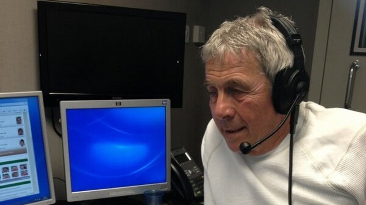 Simon Reed w czasie pracy