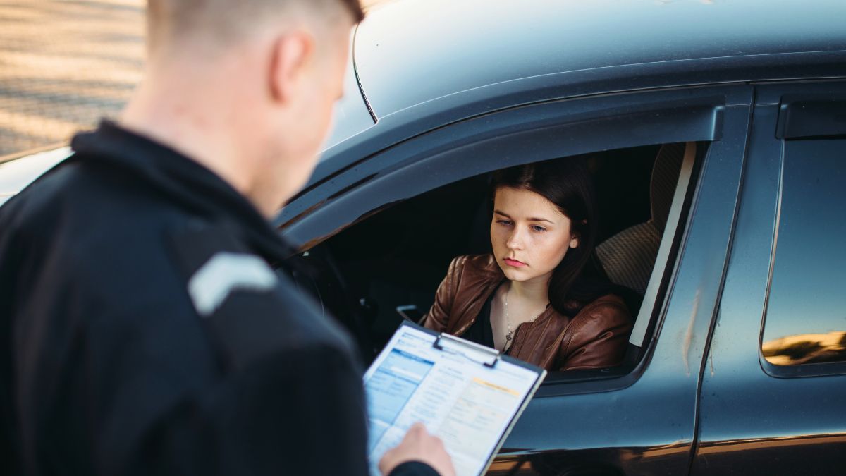 Tę policyjną kontrolę drogową kobieta zapamięta na długo 