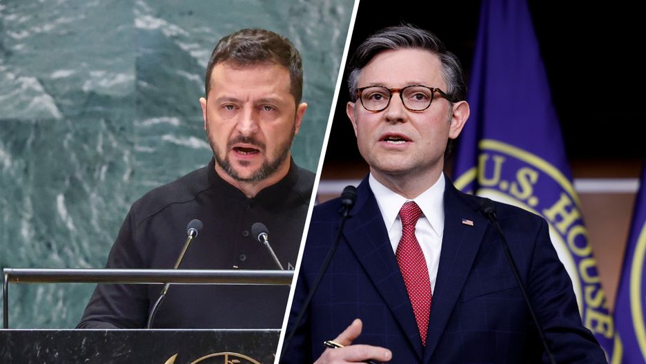 Mike Johnson w ostatniej chwili odwołał spotkanie z Wołodymyrem 