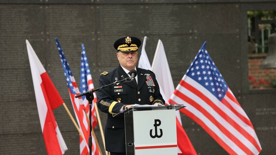 Gen. Mark A. Milley w Polsce