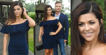 Odchudzona Kasia Cichopek przytula się do męża na imprezie (ZDJĘCIA)