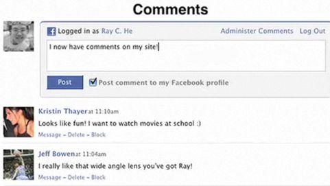 Komentarze z Facebooka rozszerzają sie na całą sieć. Prawie. 1