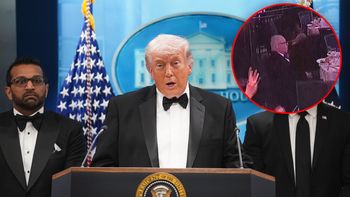 Moment po ataku na Trumpa. Kamery uchwyciły, co robił jeden z gości