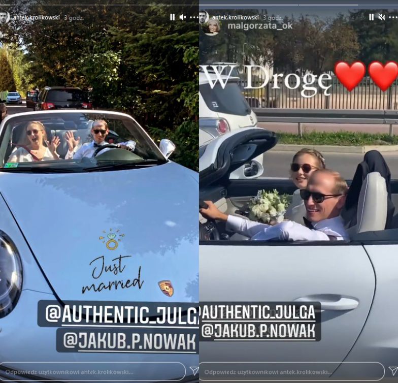 Ślub Julii Królikowskiej