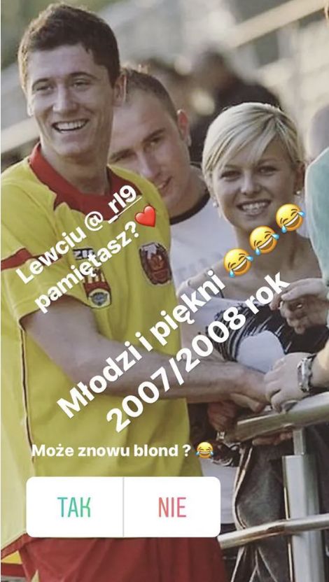 Anna Lewandowska była kiedyś blondynką