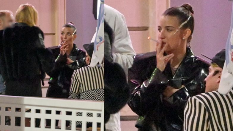 Julia Wieniawa i Nikodem Rozbicki pytają przechodniów o papierosa i całują się