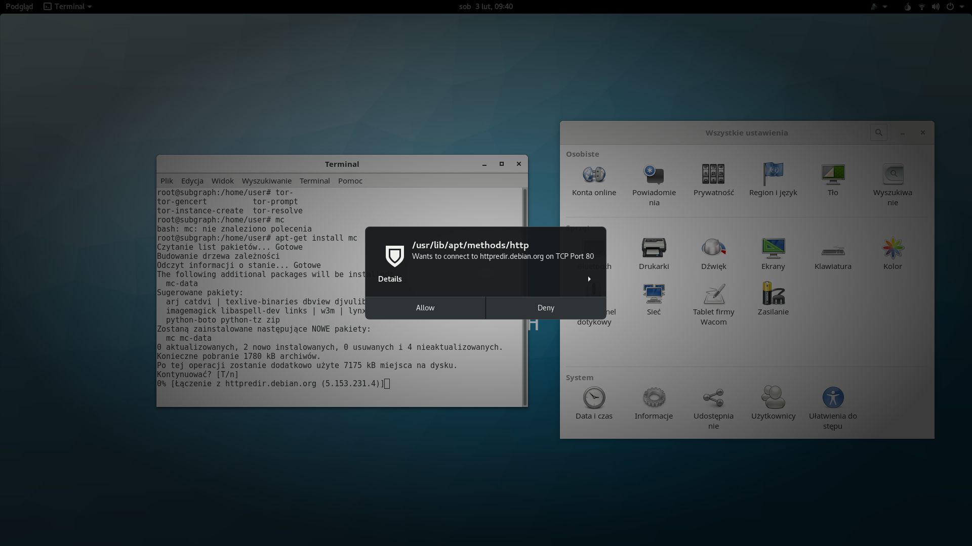 Kontrola dostępu do Sieci także dla aplikacji uruchamianych w konsoli