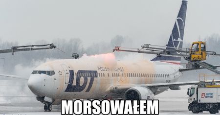 Morsujący samolot. PLL LOT dołącza do internetowego trendu