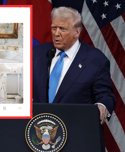 Trump pochwalił się remontem łazienki w Białym Domu