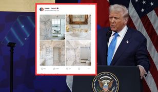 Trump pochwalił się remontem łazienki w Białym Domu