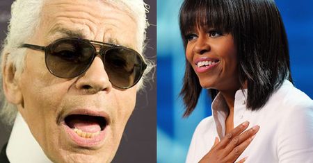 Lagerfeld krytykuje grzywkę Michelle Obamy! (FOTO)