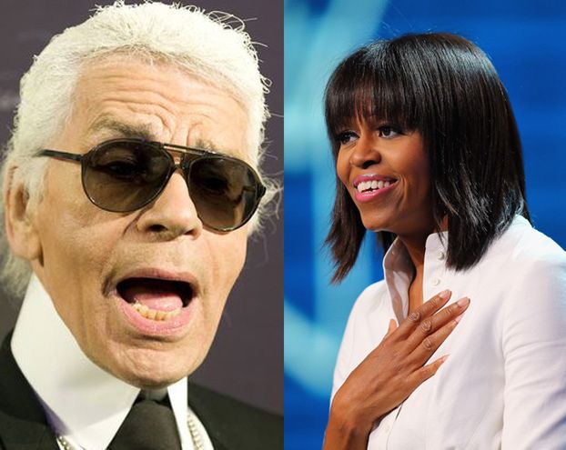 Lagerfeld krytykuje grzywkę Michelle Obamy! (FOTO)