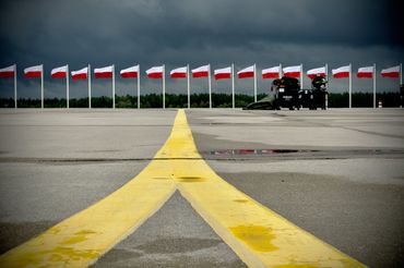 Tutaj wylądują samoloty F-5, fot. TVN WBD