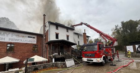 Dramat w Bytowie. Spłonęła restauracja znana z "Kuchennych rewolucji"