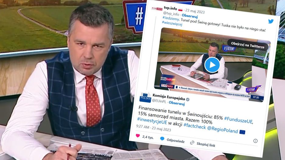 Michał Rachoń i TVP Info przyłapani na manipulacji 