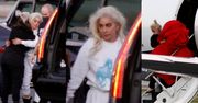 Lady Gaga i jej ikoniczna suknia z zaprzysiężenia wracają do Los Angeles prywatnym odrzutowcem (ZDJĘCIA)