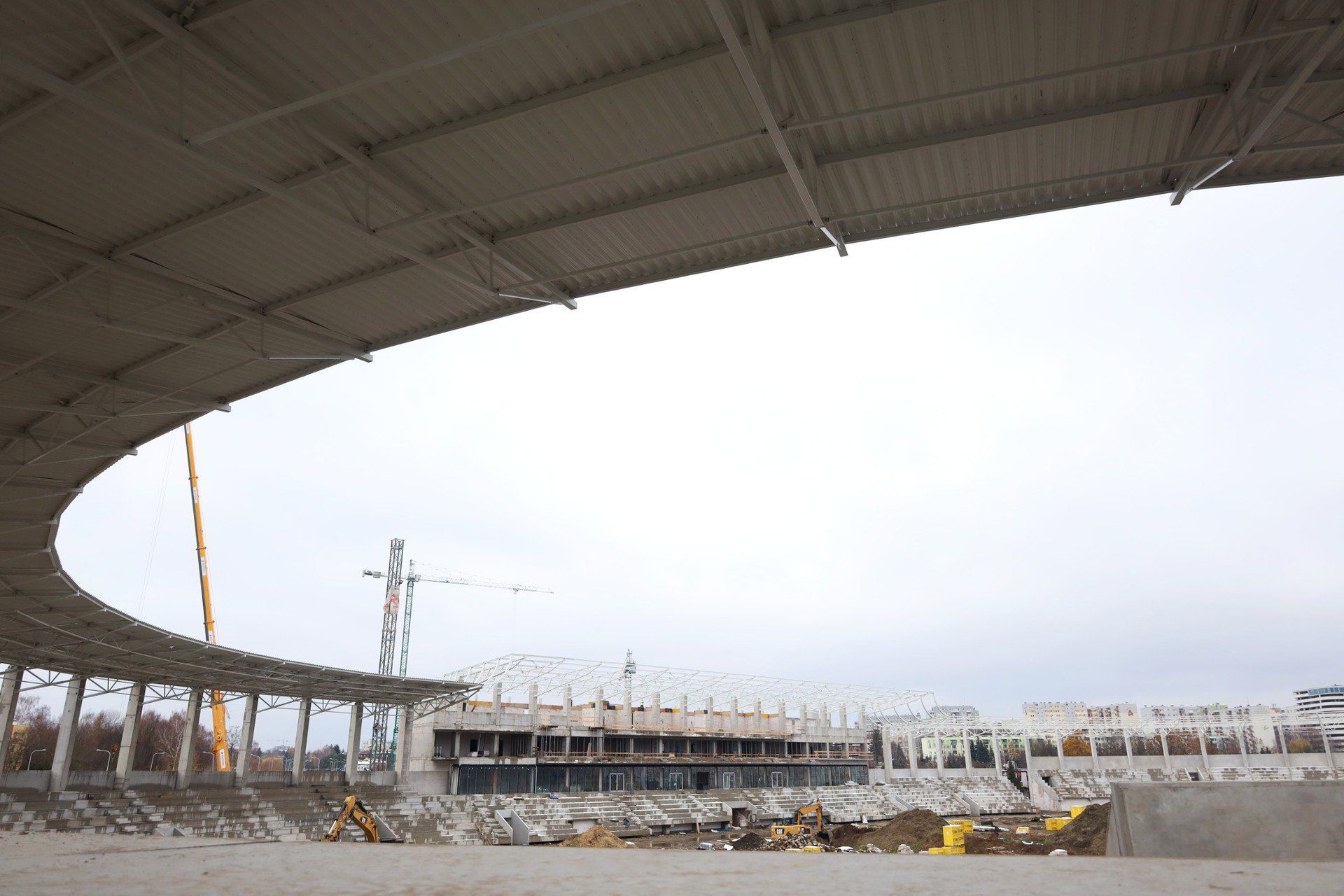 Przy ulicy Wyspiańskiego w Rzeszowie powstaje Podkarpackie Centrum Lekkiej Atletyki.