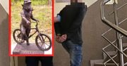 Krynica Morska: Pojechał nad morze. Ukradł figurkę dzika na rowerze