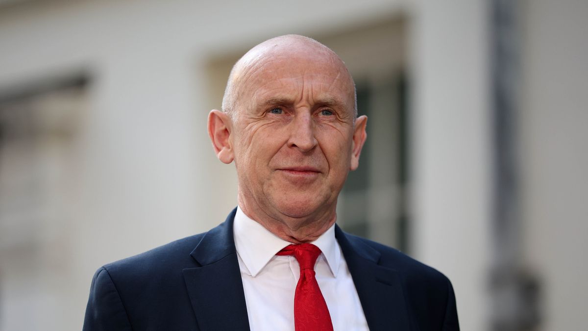 LONDON, ENGLAND - JULY 20:  New Chancellor John Healey leaves Downing Street on July 20, 2026 in London, England. New Labour leader Andy Burnham has assumed the office of Prime Minister of Great Britain and Northern Ireland today, pledging to reduce the cost of living  with a new economic model. (Photo by Ryan Jenkinson/Getty Images)