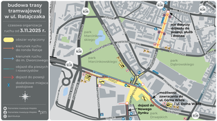 Poznań: Komunikacyjny paraliż. Rusza przebudowa w centrum