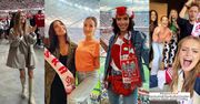Sławne kibicki dokazują na meczu Polska-Anglia: Marina, Małgorzata Rozenek, Klaudia Halejcio, Patricia Kazadi... (ZDJĘCIA)