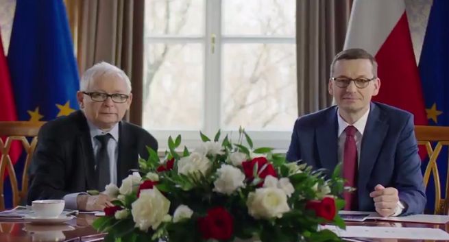 „CyberPoland 2025” wśród haseł Polskiego Nowego Ładu, reklamują go Kaczyński i Morawiecki (wideo)