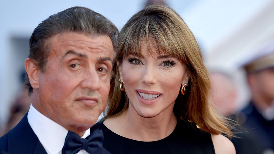 Sylvester Stallone i Jennifer Flavin, Festiwal Filmowy w Cannes, 2019 r.