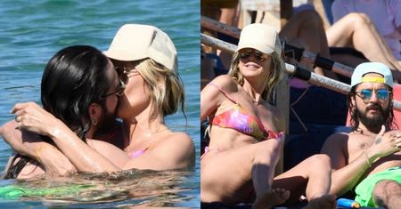 51-letnia Heidi Klum WYMIENIA CZUŁOŚCI z młodszym o 16 lat Tomem Kaulitzem na rajskich wakacjach. Fajnie mają? (ZDJĘCIA)