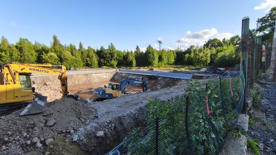 Ul. Beethovena w przebudowie i budowa zbiornika