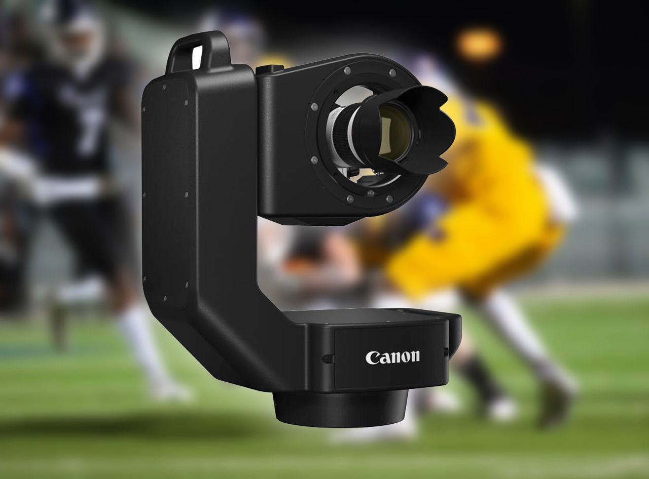 Canon opracowuje system Pan-Tilt do zdalnego sterowania wieloma aparatami