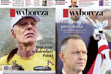 Pierwsze strony "Gazety Wyborczej"