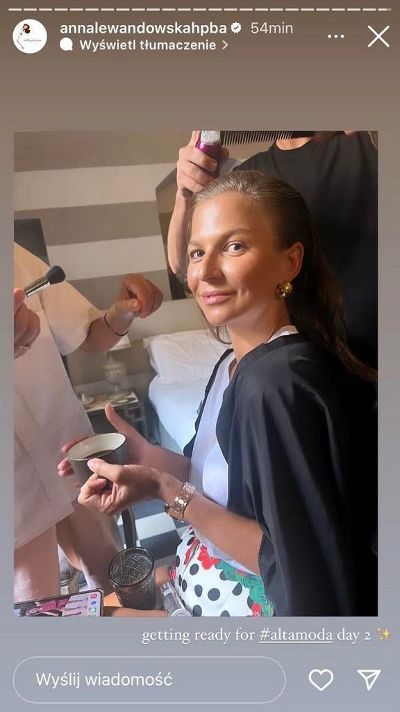 Anna Lewandowska pokazała swoją tapetę 