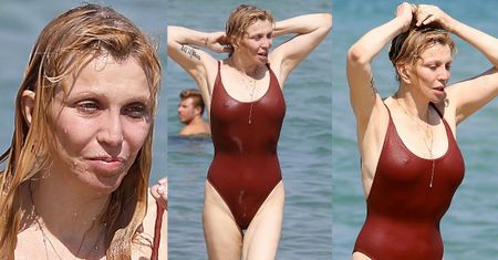 54-letnia Courtney Love wynurza się z morza
