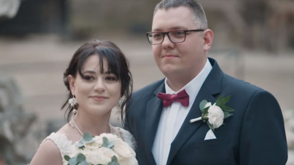 Magda i Krzysztof w dniu ślubu