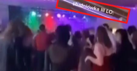 To działo się na studniówce w III LO w Elblągu. Wideo trafiło do sieci